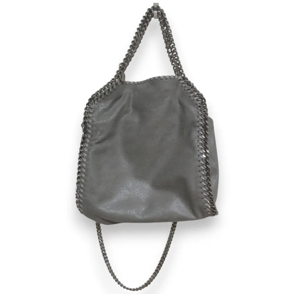 STELLA McCARTNEY ステラマッカートニー ファラベラ ミニ チェーンショルダー トートバッグ ライトグレー