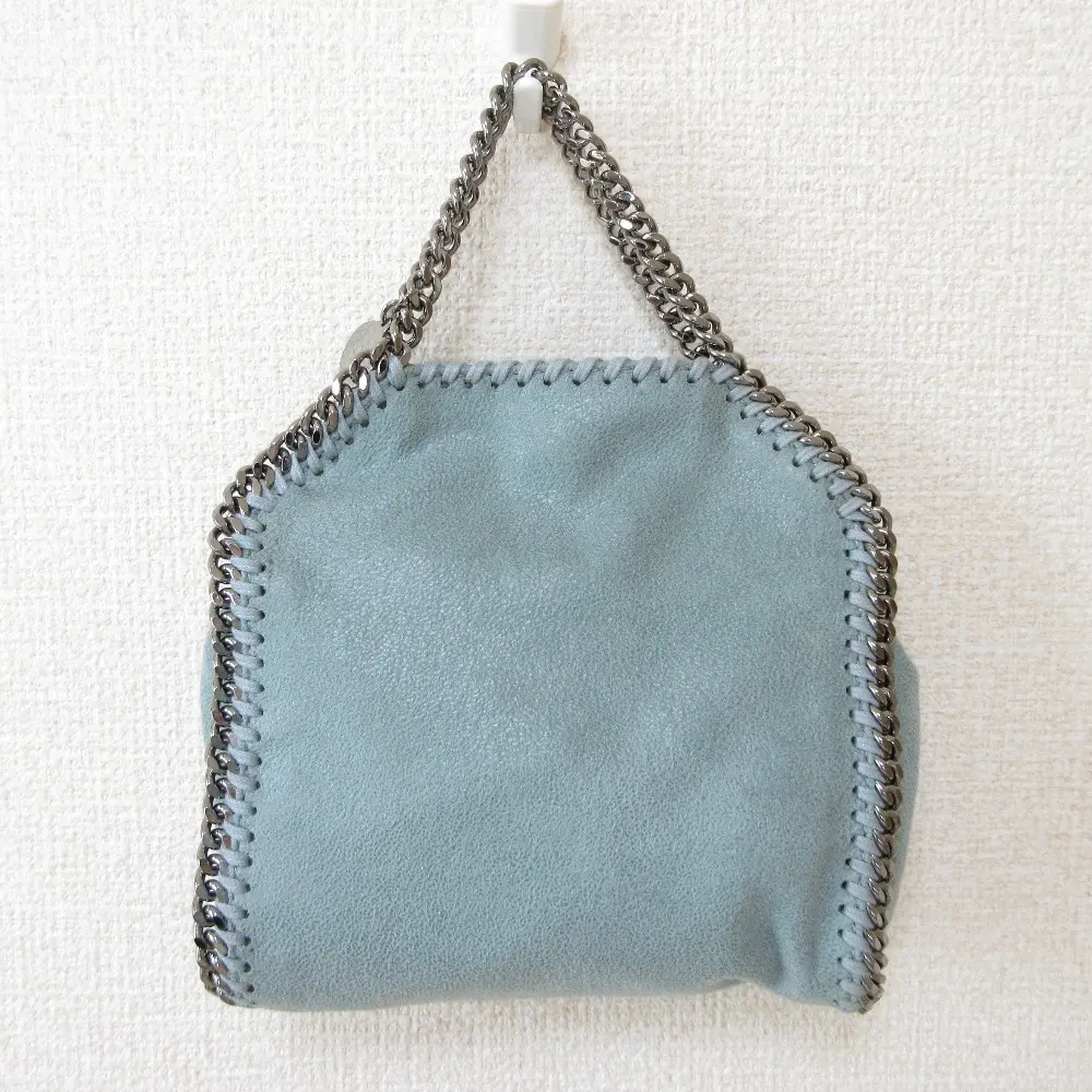 Stella McCartney ステラマッカートニー タイニー ファラベラ 2way ハンドバッグ ショルダーバッグ ブルー