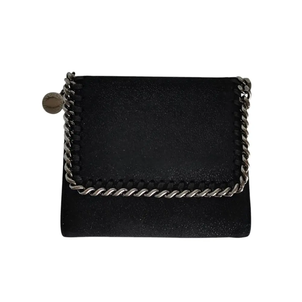 STELLA MCCARTNEY ステラマッカートニー ファラベラ コンパクトウォレット 三つ折り財布 431000 W9132 ブラック