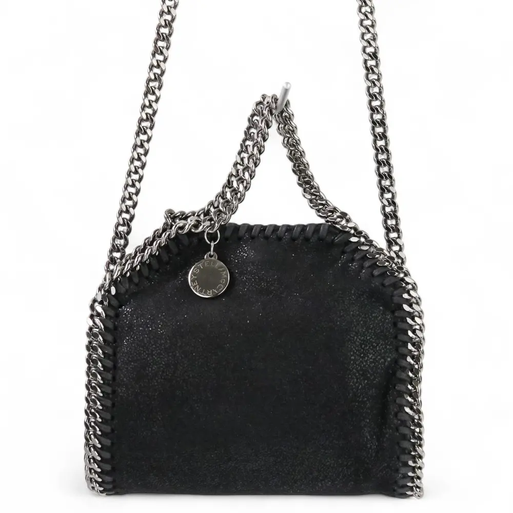 STELLA McCARTNEY ステラマッカートニー ファラベラミニ チェーンショルダーバッグ ブラック