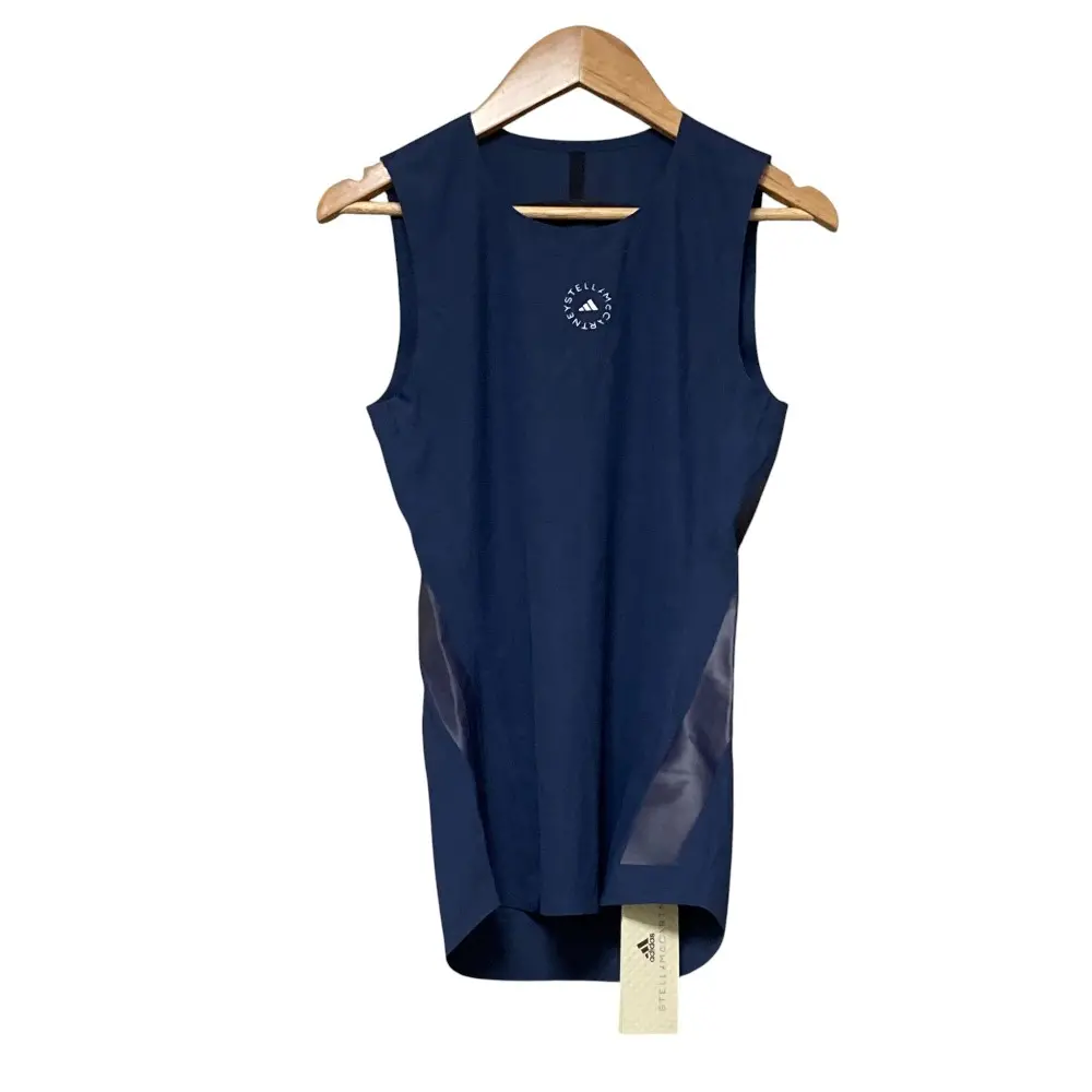 adidas by STELLA McCARTNEY アディダスバイステラマッカートニー サポートケア タンクトップ カットソー M ネイビー 