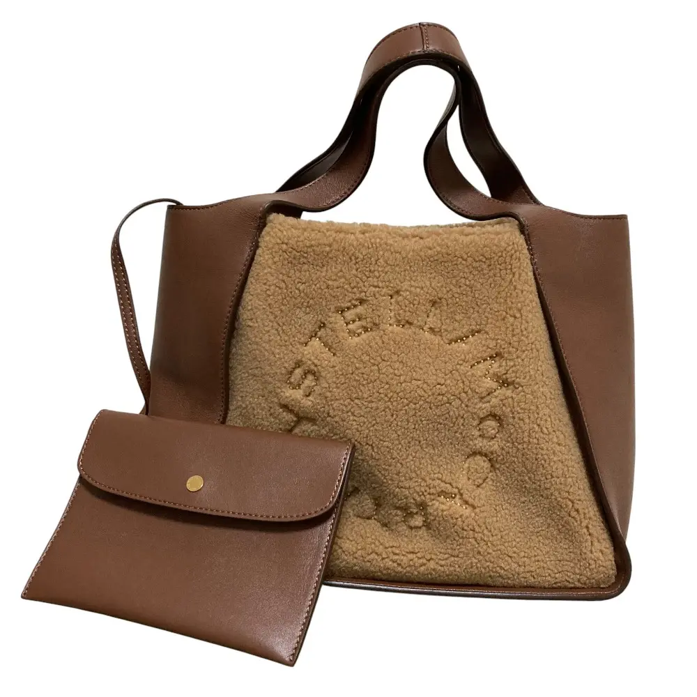 STELLA McCARTNEY ステラマッカートニー ステラロゴ ボア素材 2WAY ショルダーバッグ 513860 ブラウンの買取実績【2025年11月買取】