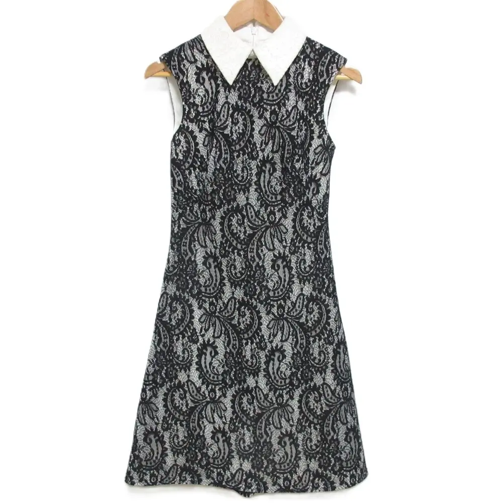 TADASHI SHOJI タダシショージ 2021年モデル 総レース 襟付き ひざ丈