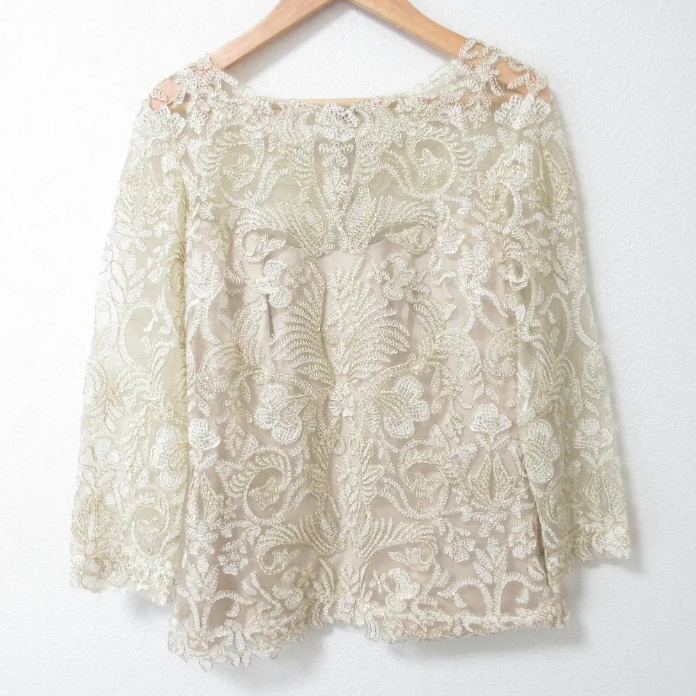 TADASHI SHOJI タダシショージ コードレース ブラウス サイズ4