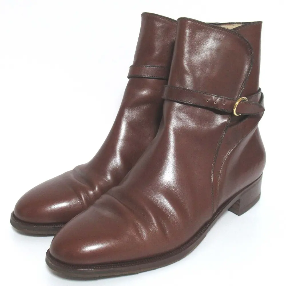 TANINO CRISCI タニノクリスチー レザー ジョッパーブーツ ショートブーツ 36.5サイズ 23.5cm相当 ブラウン