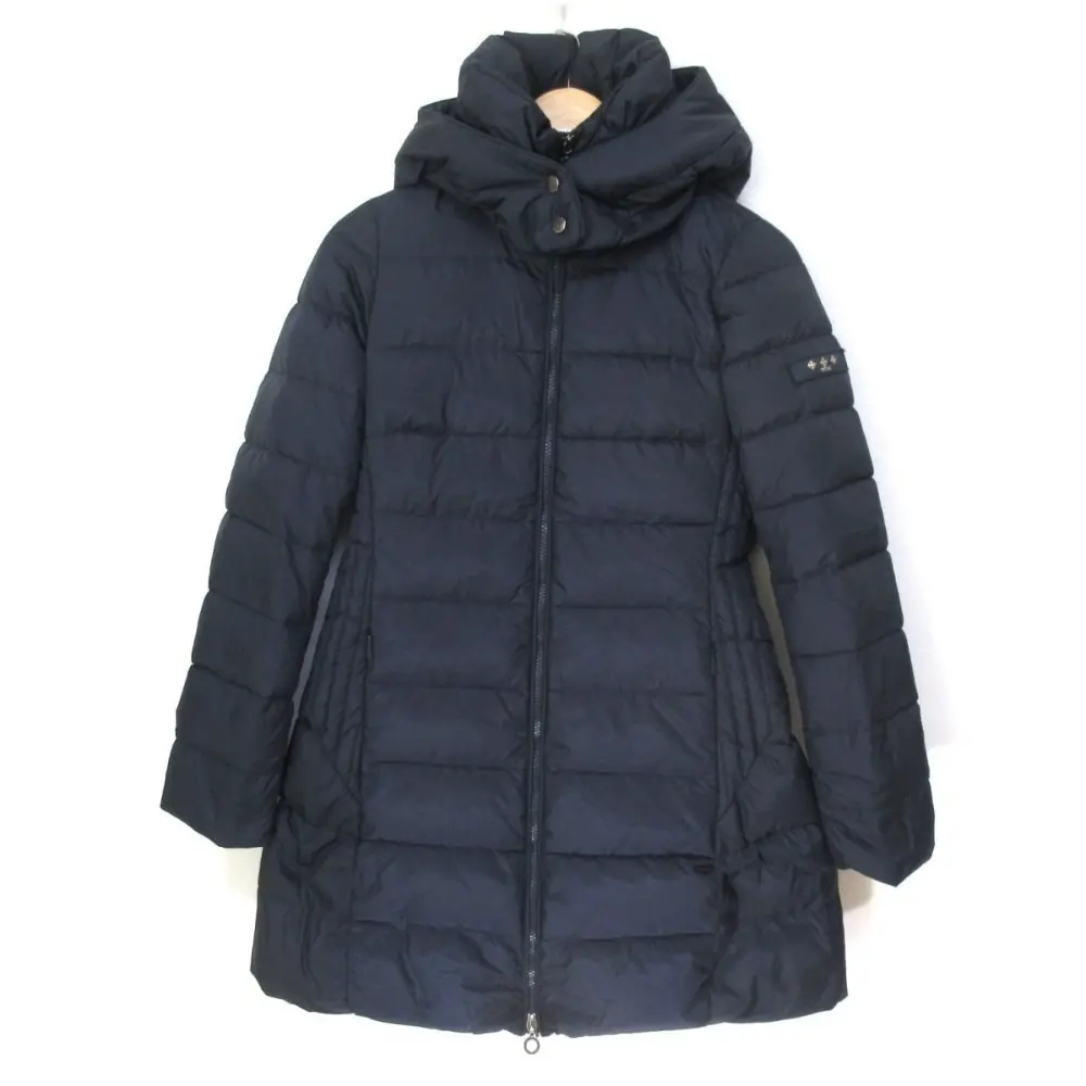 21AW TATRAS タトラス POLITEAMA ポリテアマ 2WAY ミドル丈 ダウンコート ジャケット LTAT21A4694-D サイズ2 ネイビー
