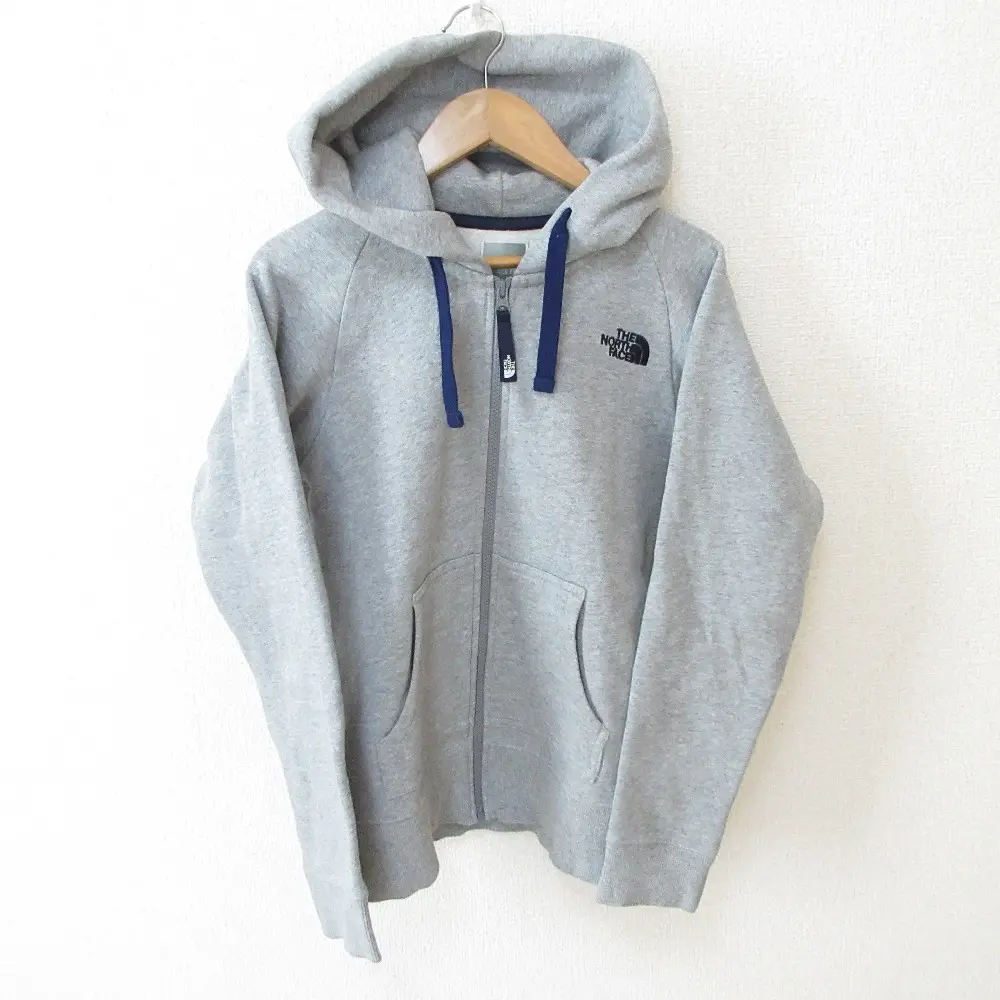 THE NORTH FACE ノースフェイス REARVIEW HOODIE ロゴ ジップアップ スウェットパーカー フーディー NTW11530 L グレー