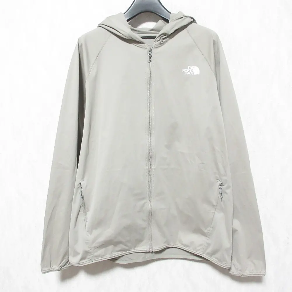 23SS THE NORTH FACE ノースフェイス サンシェイドフルジップフーディ ジップアップ パーカー NPW22230 XL グレージュ