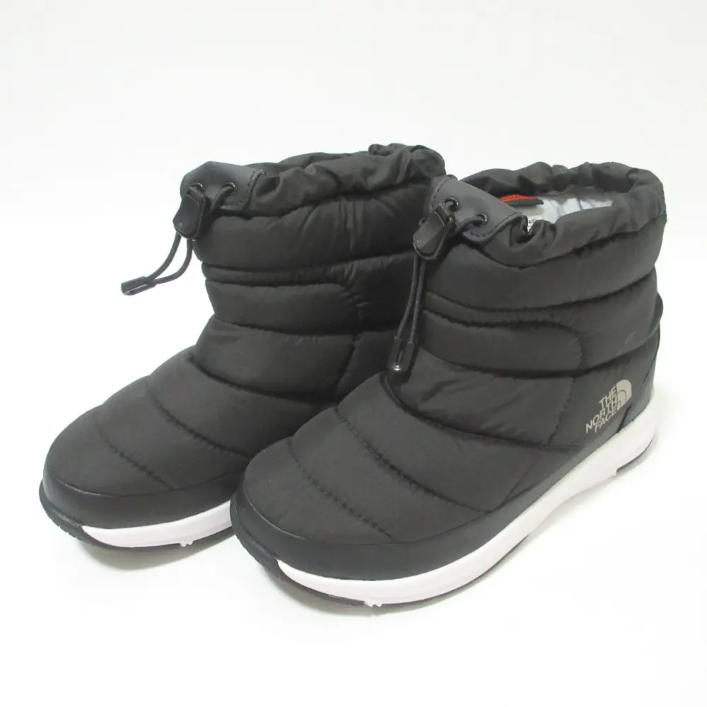 THE NORTH FACE ザノースフェイス ヌプシ ブーティーライトIV ショートブーツ スノーブーツ NF51883 24cm ブラック