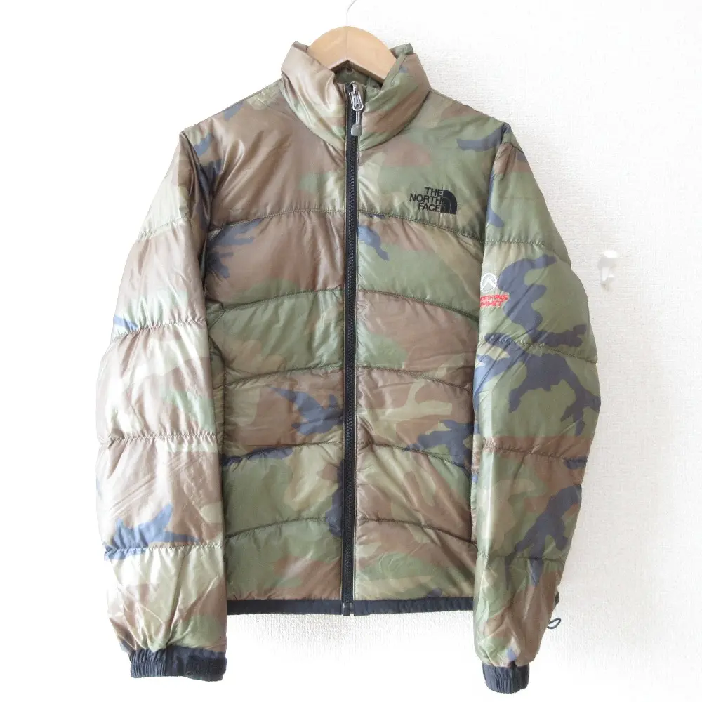 THE NORTH FACE ノースフェイス ACONCAGUA アコンカグア カモフラ 迷彩柄 ダウンジャケット NDW18605 S カーキ