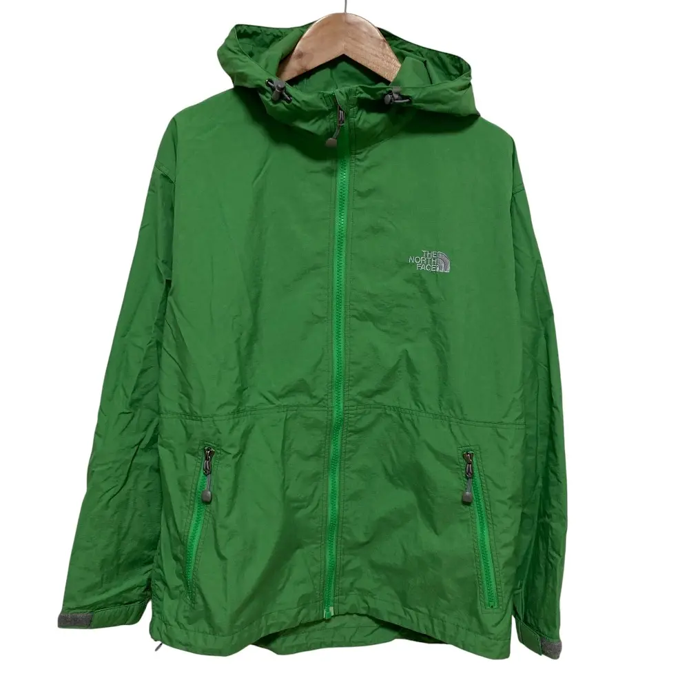 THE NORTH FACE ノースフェイス コンパクトジャケット ナイロン パーカー NPW11410 サイズM グリーン