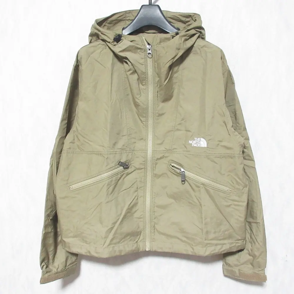 THE NORTH FACE ザ ノースフェイス ショートコンパクトジャケット NPW22430 サイズM カーキ