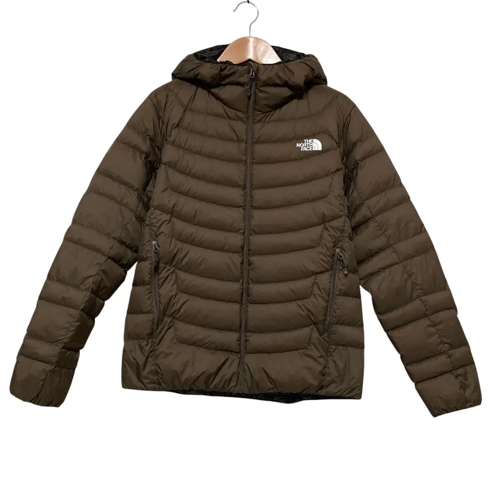 THE NORTH FACE ノースフェイス サンダーフーディ ダウンジャケット NYW82311 サイズM ブラウン