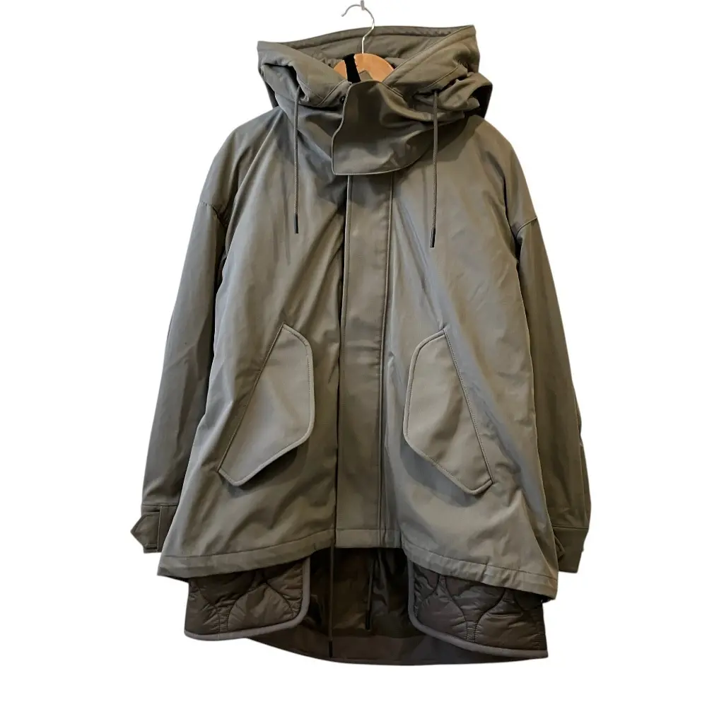 THE RERACS ザリラクス エディション別注 リバーシブル キルティングコート 22FW-RECT-310L 36 グレー