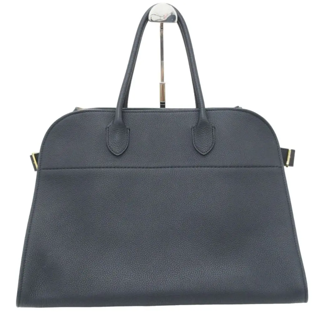 THE ROW ザロウ MARGAUX 15 マルゴー レザー ハンドバッグ トートバッグ W1176L20 ネイビー
