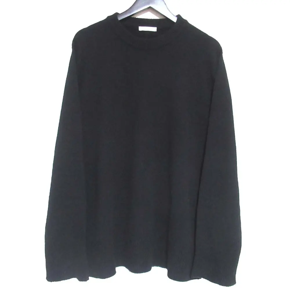 THE ROW ザ ロウ ウールカシミヤ 長袖 クルーネック ニット セーター AG406 サイズS ブラック