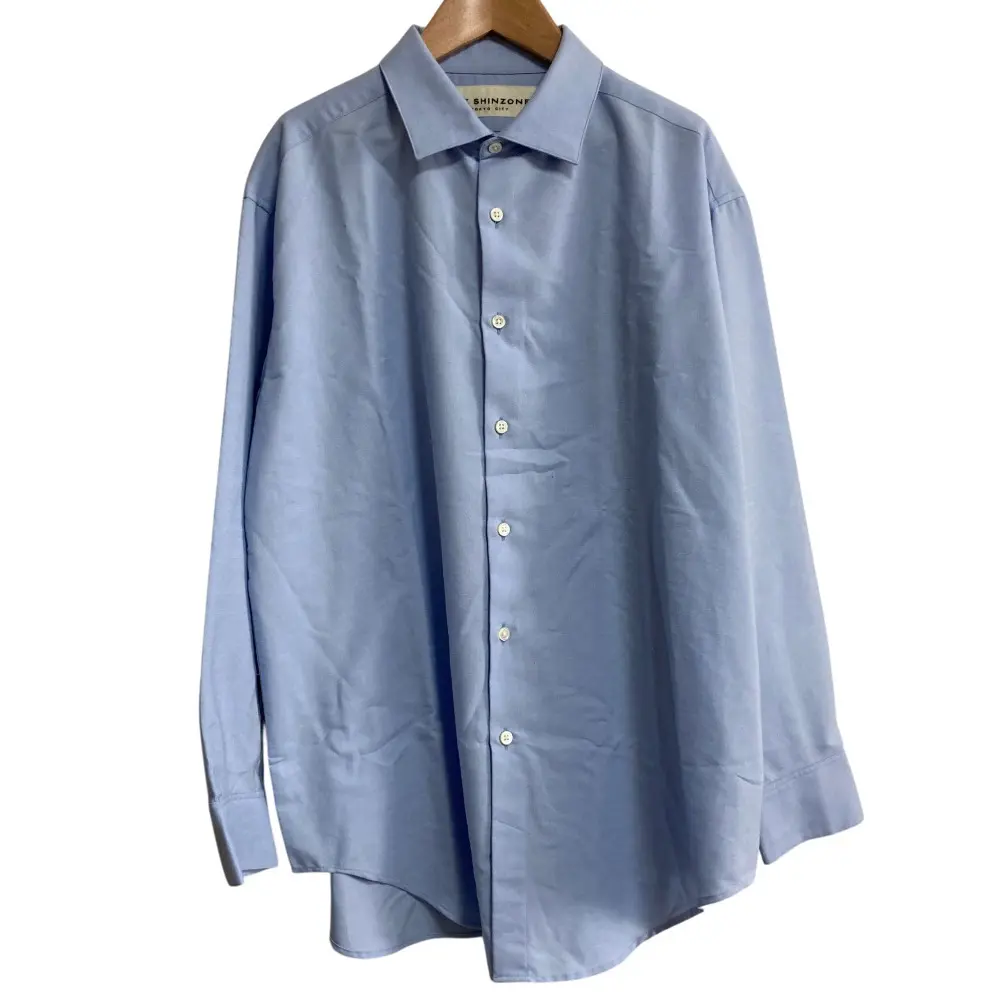25SS THE SHINZONE シンゾーン OXFORD DRESS SHIRT オックスフォードシャツ 25SMSBL03 サイズ34 ブルー