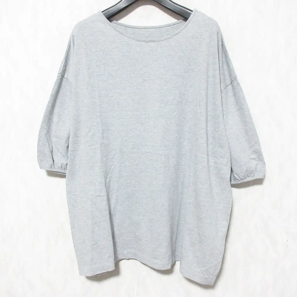 SHISHIKUI シシクイ ttu オーバーサイズTシャツ カットソー サイズF グレー