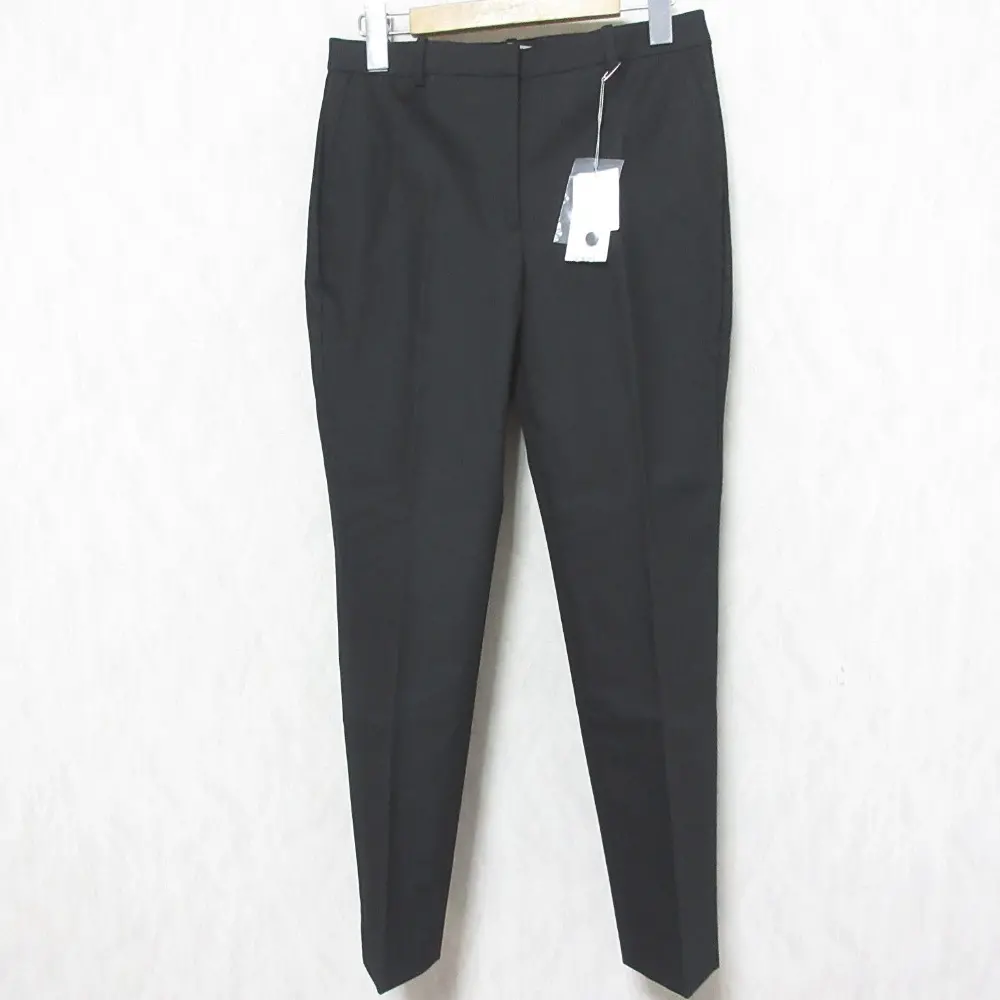 theory luxe セオリーリュクス STRETCH COTTON SOMI ストレッチ スリム クロップドパンツ スラックス 03-0106451 38 ブラック