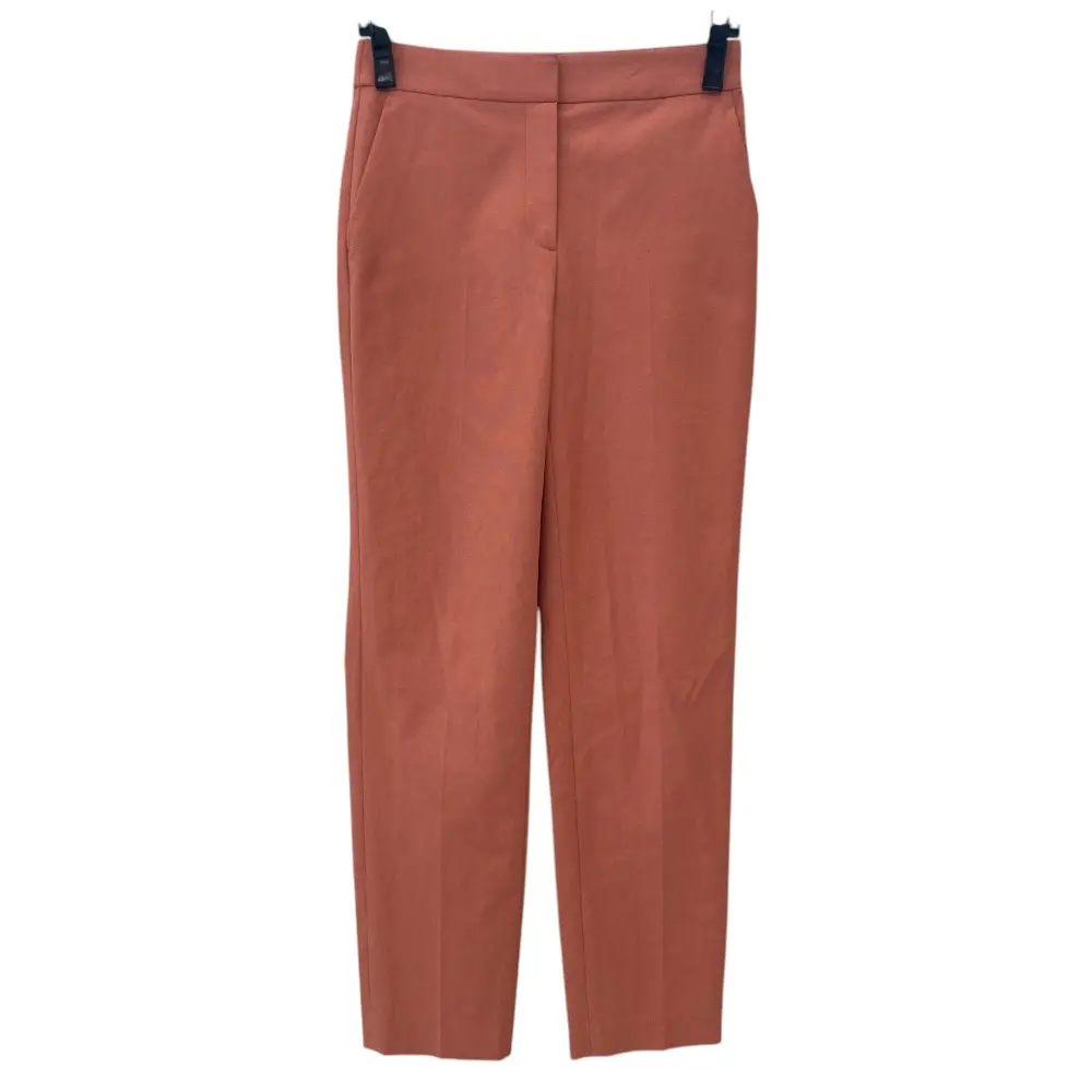 23SS Theory luxe セオリーリュクス CAROL 2 ARIOSA リネンブレンド ストレッチ スラックスパンツ 36 ピンク