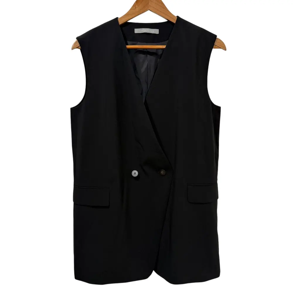 セオリーリュクス ニットパーカー コットンカシミヤ 38 ブラック 手洗い可 22AW theory luxe セオリーリュクス ZORA CACHMERE カシミヤ100% 長袖