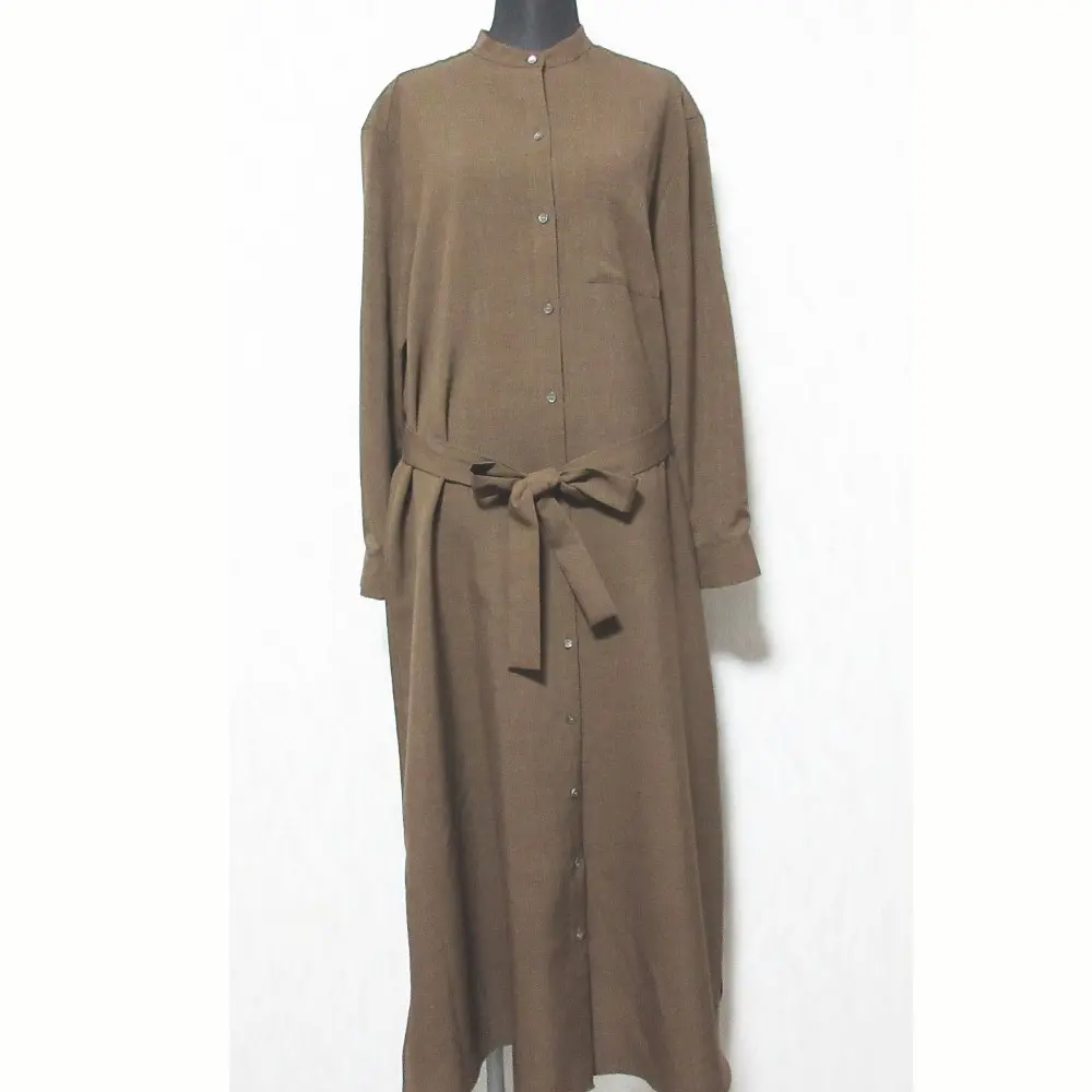 theory luxe セオリーリュクス リネン ストレッチ ロングワンピース