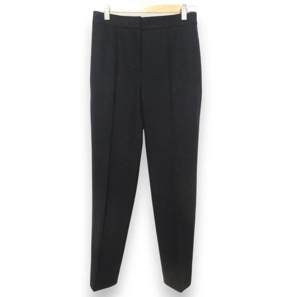 23AW Theory luxe セオリーリュクス DAHLIA JERSEY VOL 2 ウール スリムテーパードパンツ サイズ36 ブラック