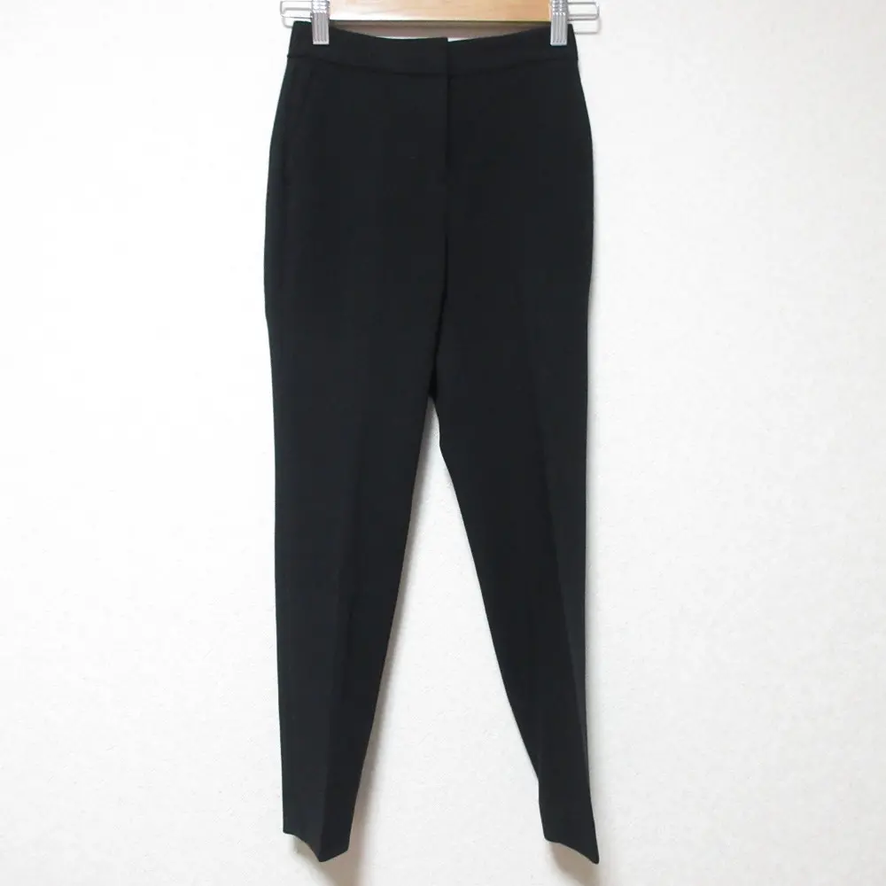 24SS theory luxe セオリーリュクス COSIMO CAROL 2 ストレッチ スリム スラックスパンツ 30 ブラック
