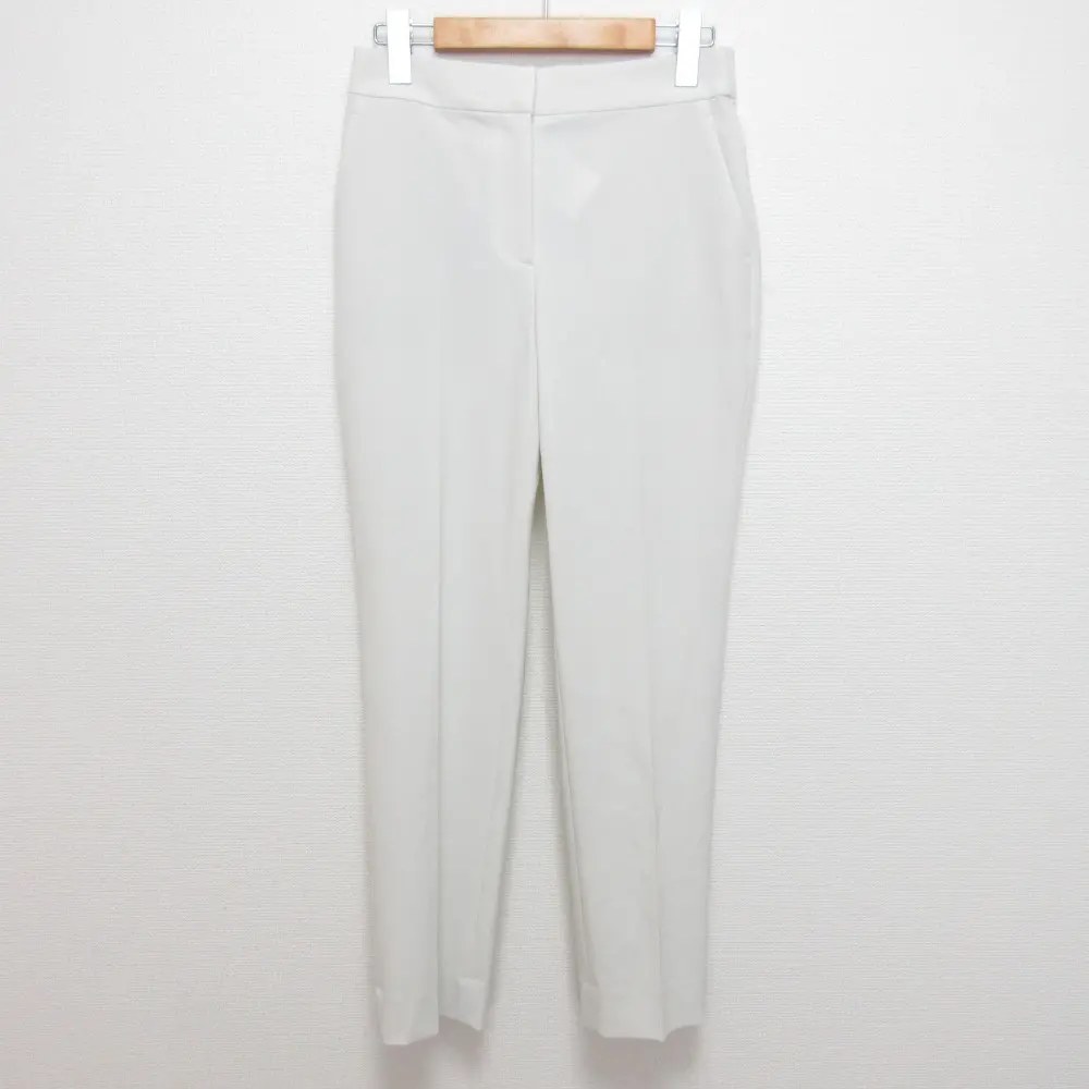 24SS theory luxe セオリーリュクス SYCAMORE 2 CAROL 2 スラックスパンツ サイズ38 アイボリー 