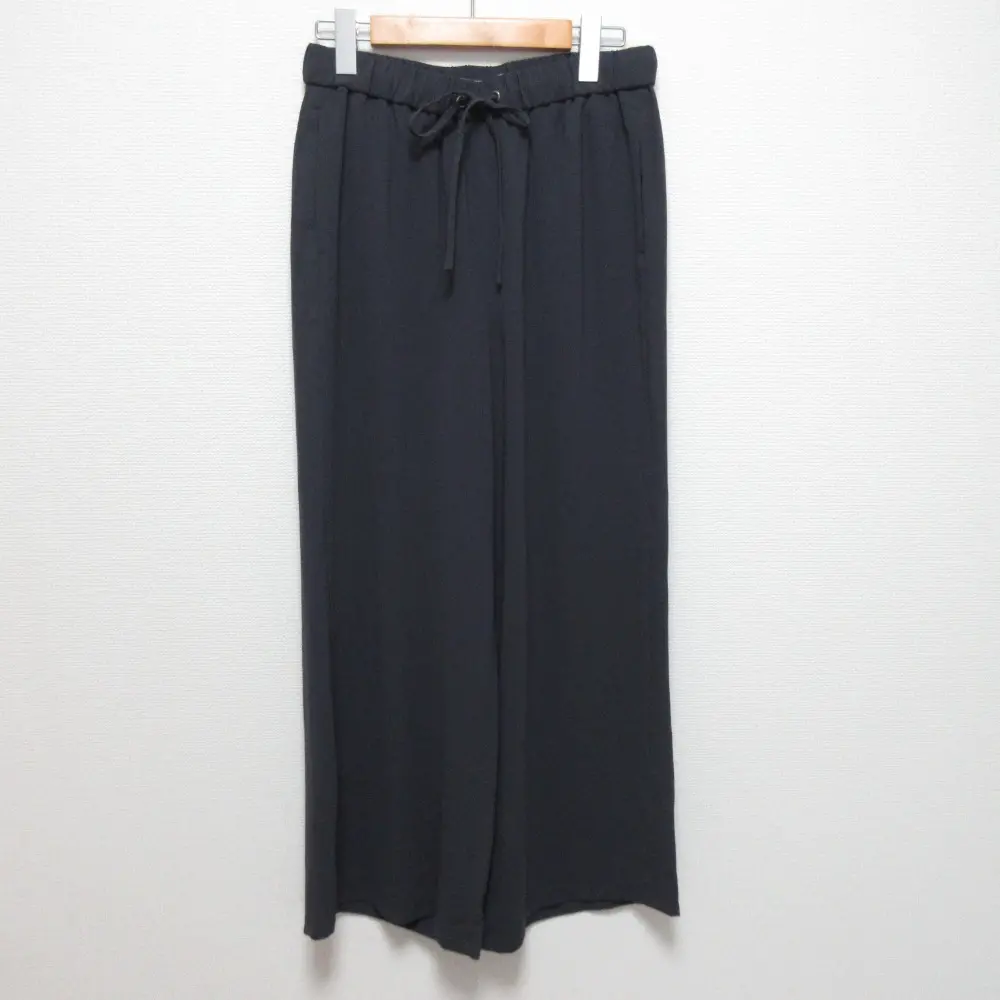 22SS theory luxe セオリーリュクス FLOW SILVA ワイドパンツ サイズ40 グレー 