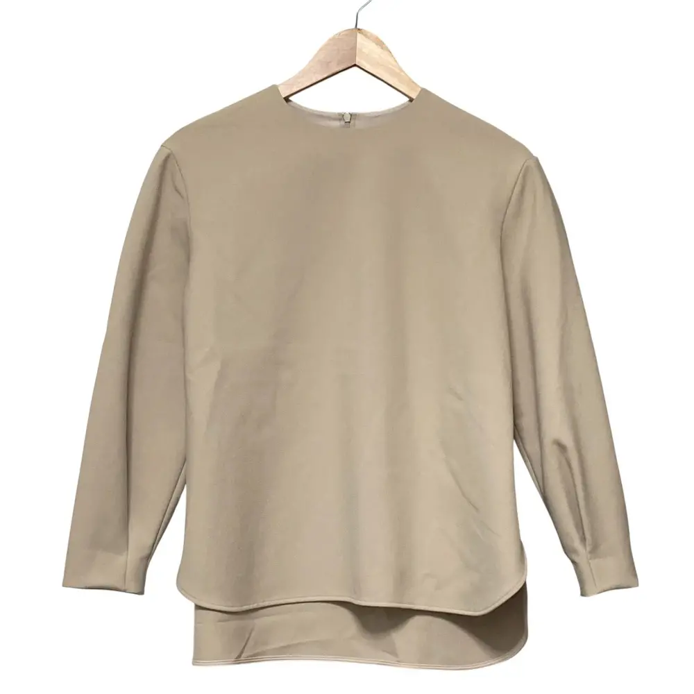 theory luxe セオリーリュクス FROST STRETCH OLIBO ブラウス サイズ38 ベージュ