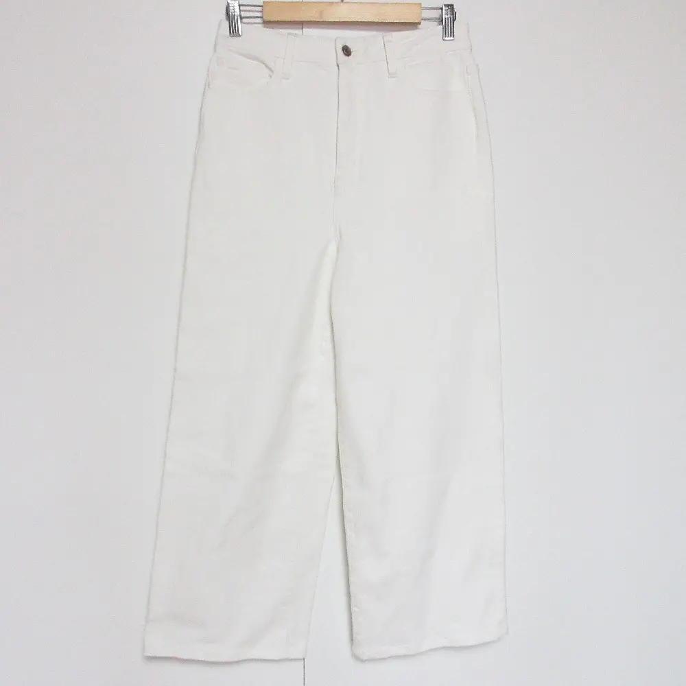 24SS Theory luxe セオリーリュクス LUMIERE DENIM BANNY D デニムパンツ サイズ42 ホワイト