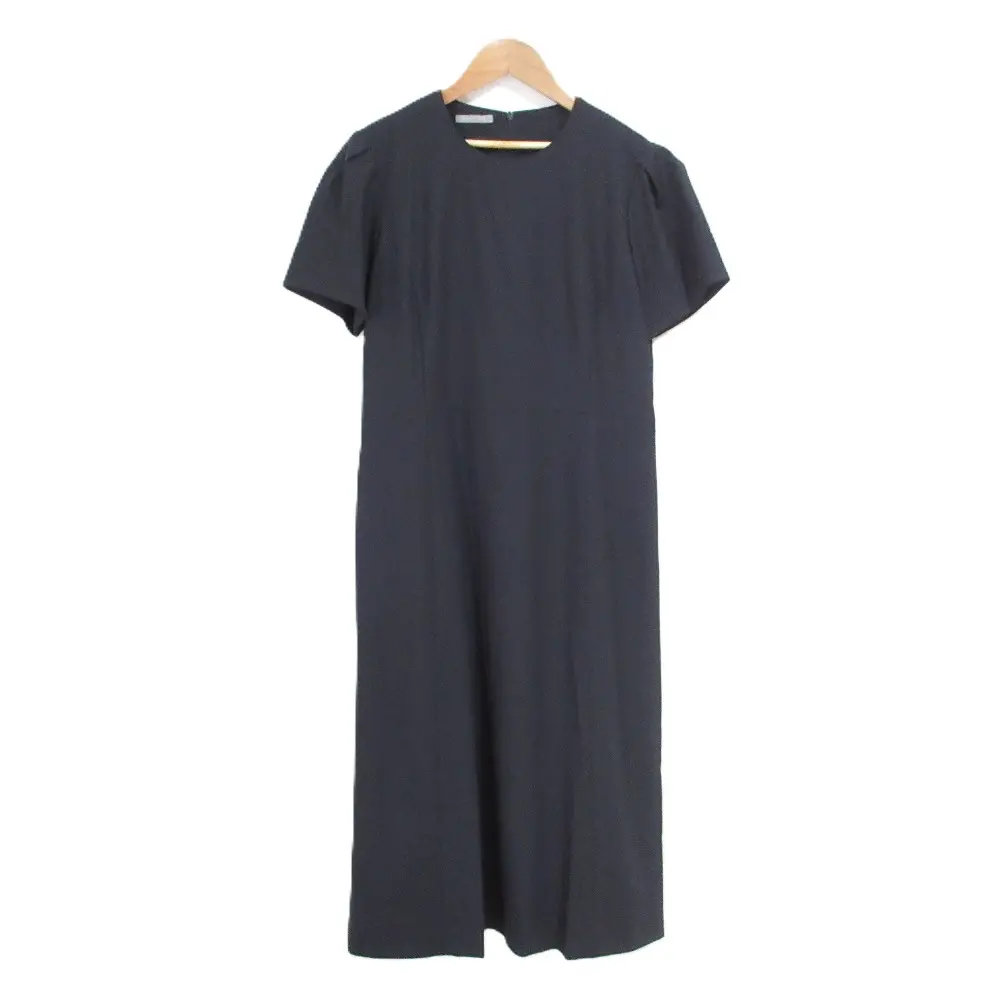25SS Theory luxe セオリーリュクス EVANT LILIA ワンピース サイズ42 ネイビー