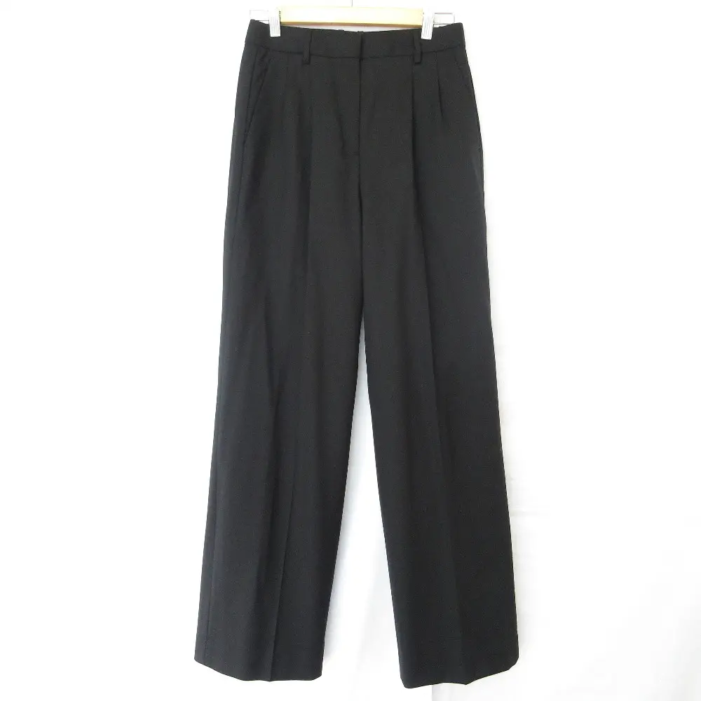 23AW Theory luxe セオリーリュクス LILIAN ALEXA ウール スラックス パンツ サイズ36 ブラック