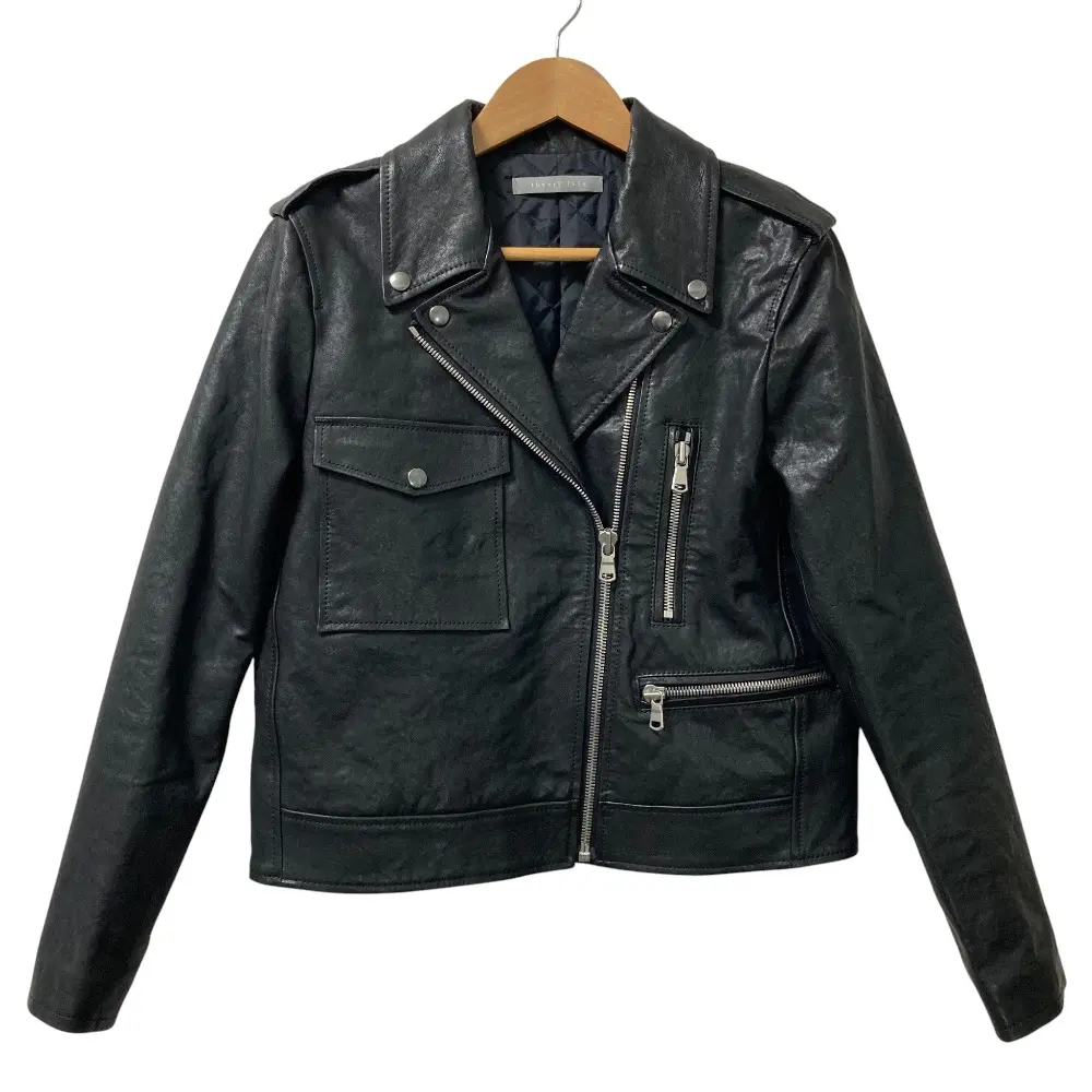 23AW theory luxe セオリーリュクス HARL LEATHER SONNY ライダースジャケット サイズ38 ブラック