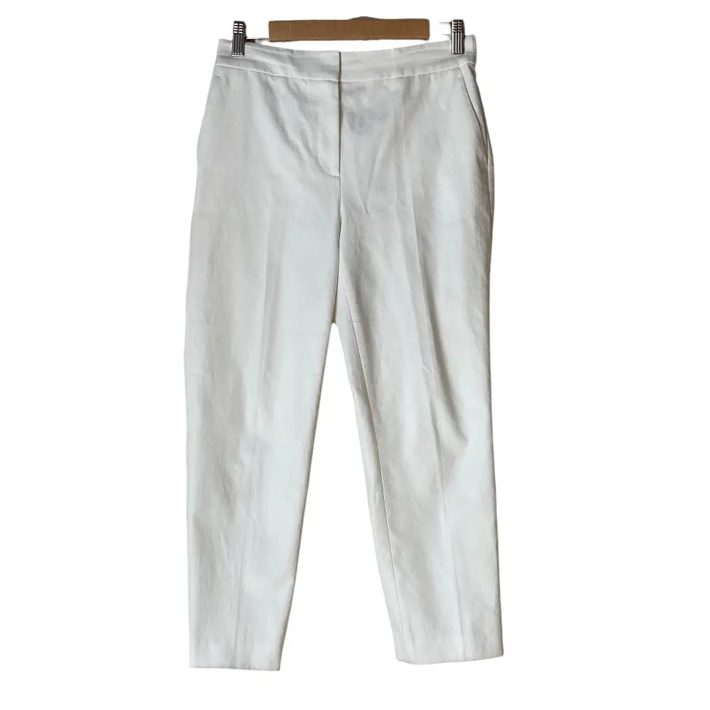 23SS Theory luxe セオリーリュクス ARIOSA CAROL 2 スリムパンツ 大きいサイズ42 ホワイト