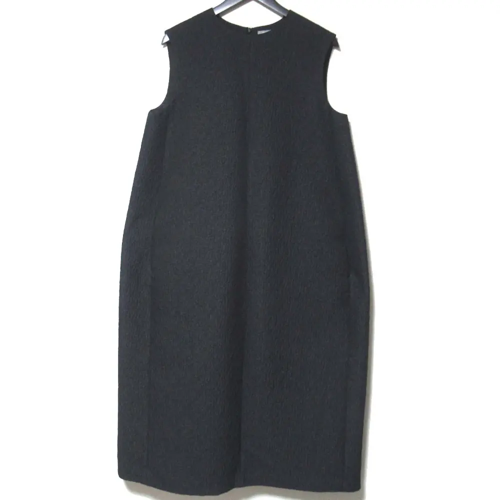 25SS Theory luxe セオリーリュクス Zoey Heidi Dress ノースリーブ ワンピース サイズ38 ブラック