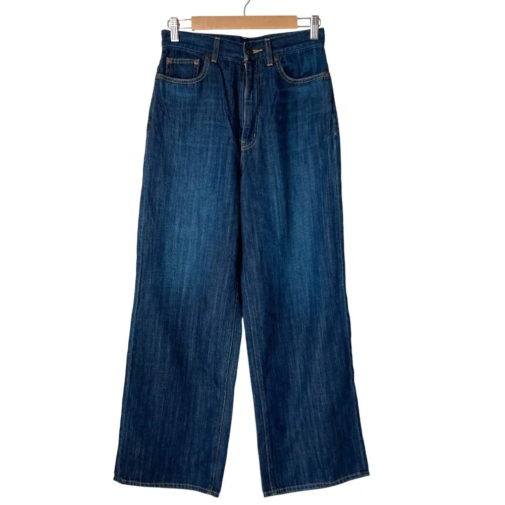 Theory luxe セオリーリュクス CARMEN HOLLOW DENIM ワイドデニムパンツ 38 ブルー