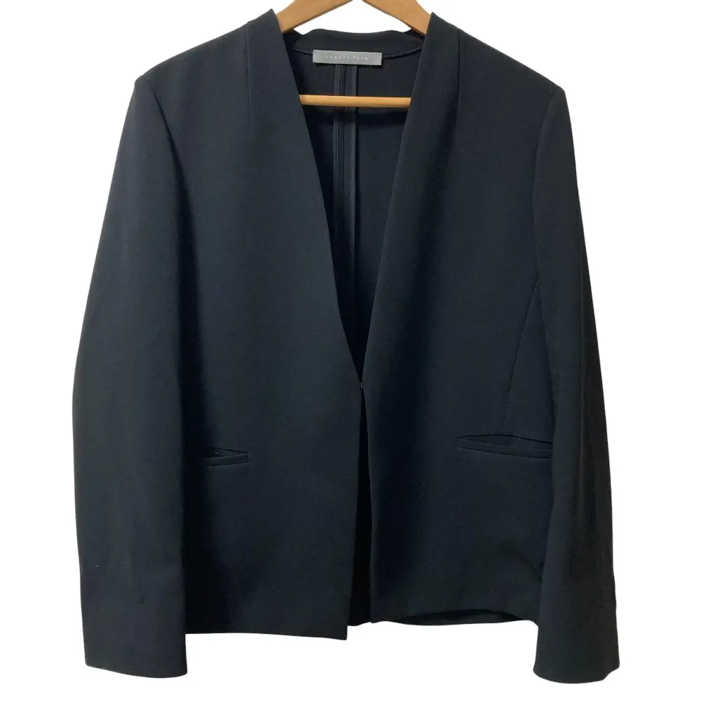 25SS theory luxe セオリーリュクス LUVE ELIA2 ノーカラージャケット サイズ42 ブラックの買取実績【2025年10月買取】
