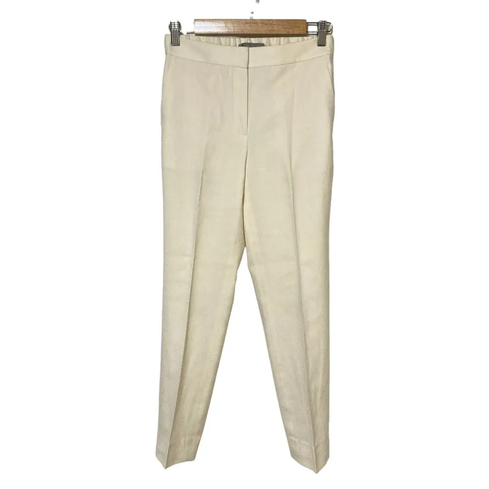 Theory luxe セオリーリュクス SAXONY CAROL スラックスパンツ 38 オフホワイト
