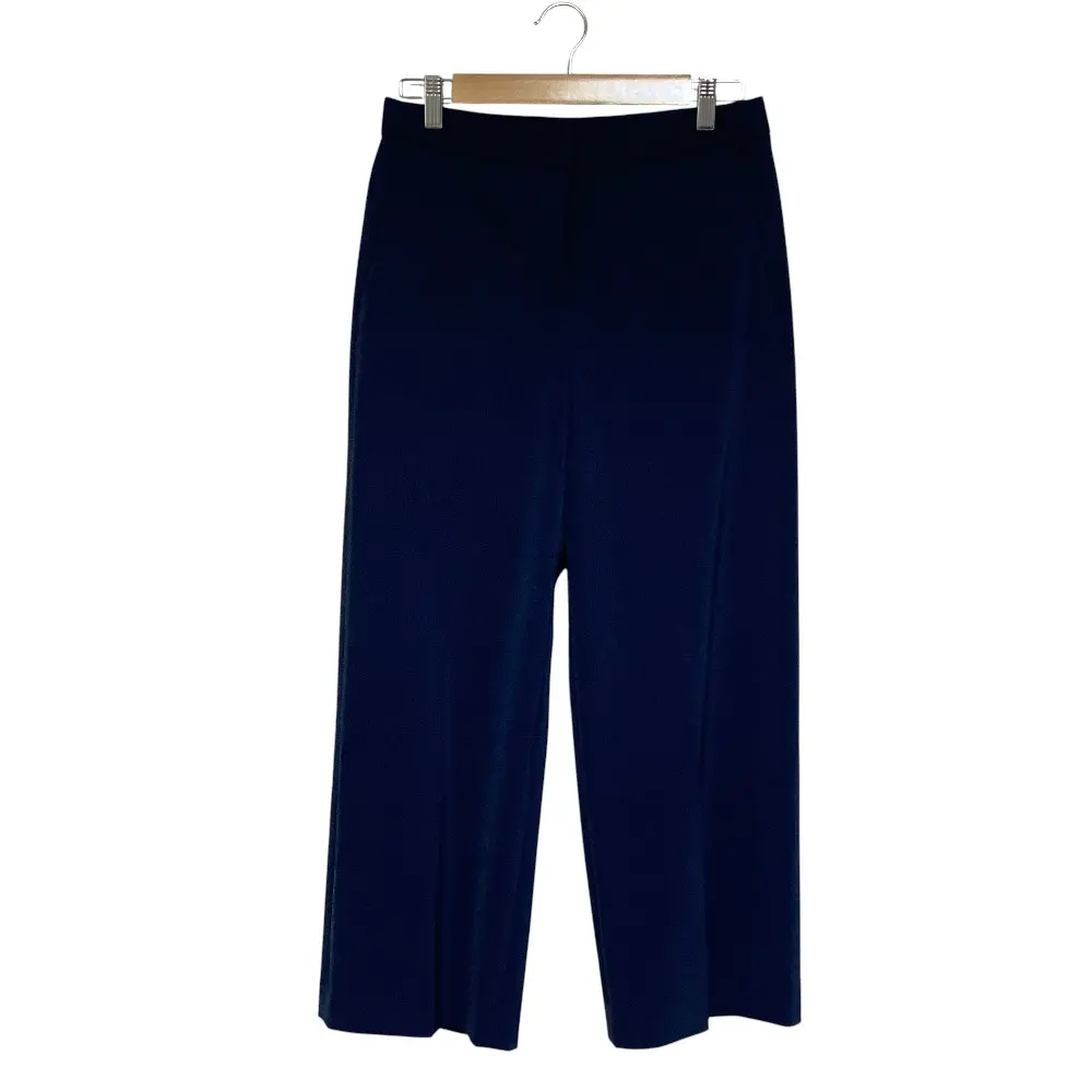 Theory luxe セオリーリュクス NEW.LUCENT FANDORA ストレッチ ワイドパンツ サイズ40 ネイビー