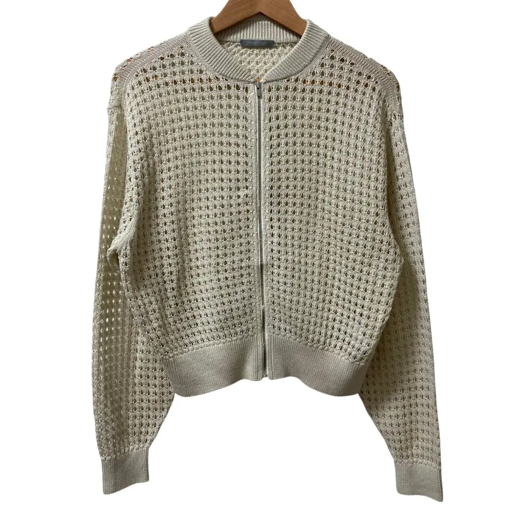 25SS Theory luxe セオリーリュクス MISCA ニットジャケット サイズ38 アイボリー