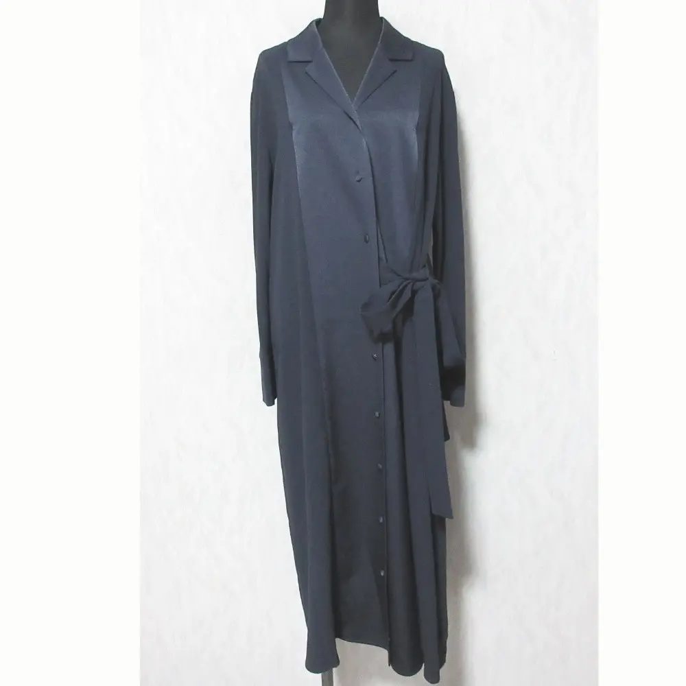 theory luxe セオリーリュクス シャツドレス ワンピース サイズ38 ダークネイビー
