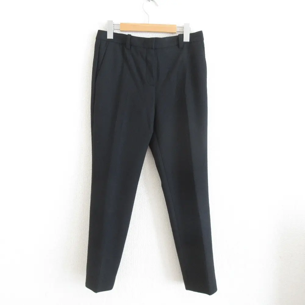 22SS theory セオリー BISTRETCH DOUBLE 3 TREECA 4J ストレッチ センタープレス スラックス テーパードパンツ 2 ブラック