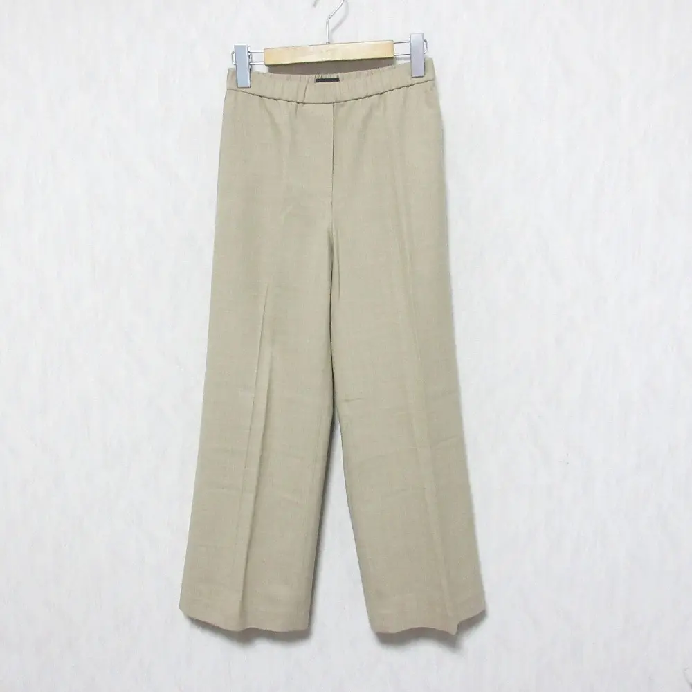 Theory セオリー LIGHT SAXONY 2 CLEAN CROP B イージーウエスト ストレッチ クロップドパンツ スラックス XXO ベージュ