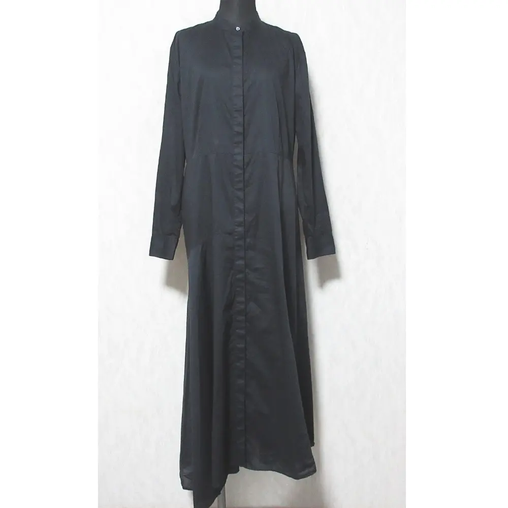 Theory セオリー アシンメトリー シャツワンピース 01-0205501-050-702 2 ブラック