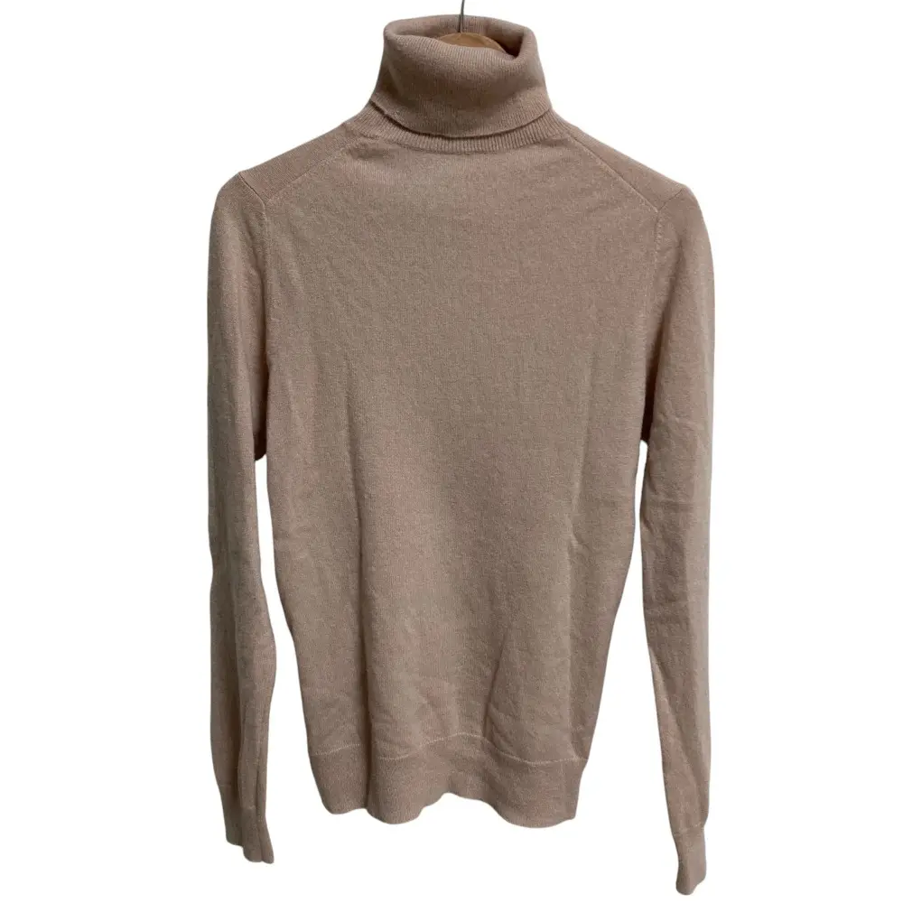 Theory セオリー NEW BASIC CASHMERE SHELLY J タートルネック カシミヤニット セーター Sサイズ ピンクベージュ