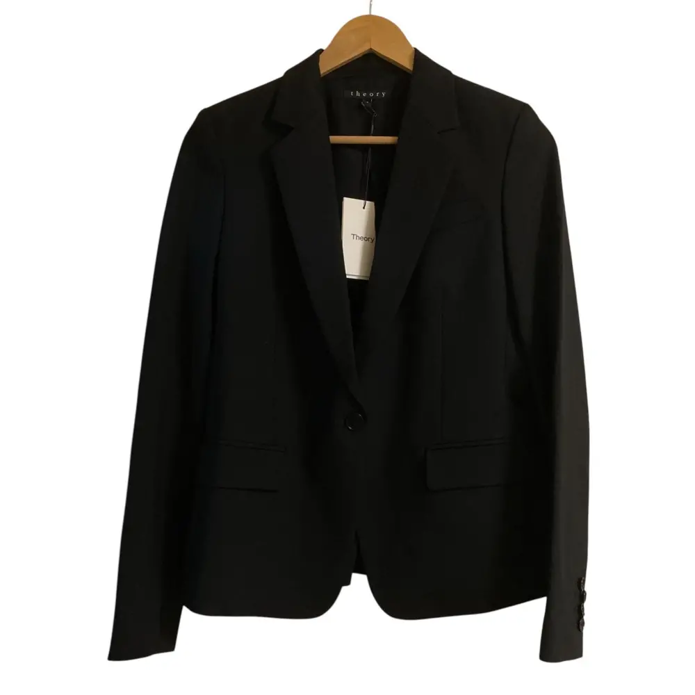 theory セオリー 定番モデル TAILOR GABE N ストレッチ シングル テーラードジャケット サイズ2 ブラック