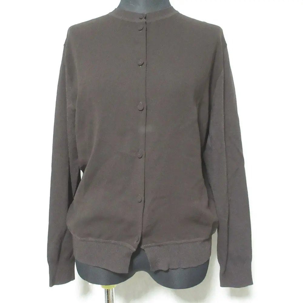 22SS Theory セオリー GGT COMBO LS SHRUNKN CARDI2 ニットカーディガン 01-2103221 S ブラウン