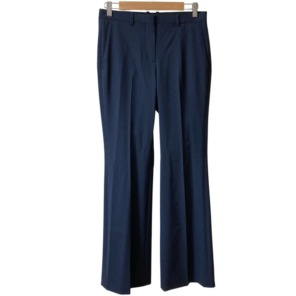 25SS Theory セオリー TRACEABLE WOOL DEMITRIA 4J スラックスパンツ サイズ2 ネイビー